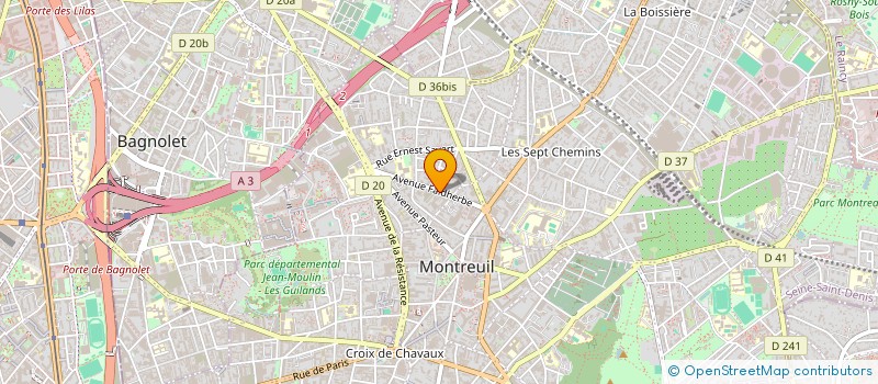 localisation de l'entreprise SOCIETE CIVILE GESTION IMMOBILIERE SCGI à MONTREUIL