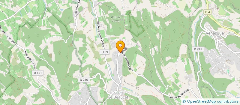 localisation de l'entreprise SOCIETE CIVILE GET 5  LE BEAUCET