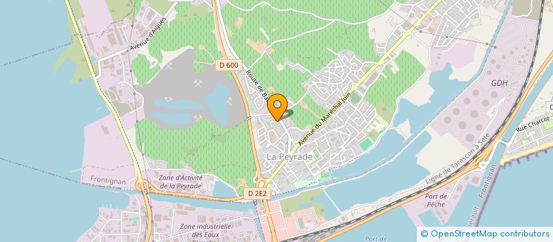 localisation de l'entreprise SOCIETE CIVILE GETA à FRONTIGNAN