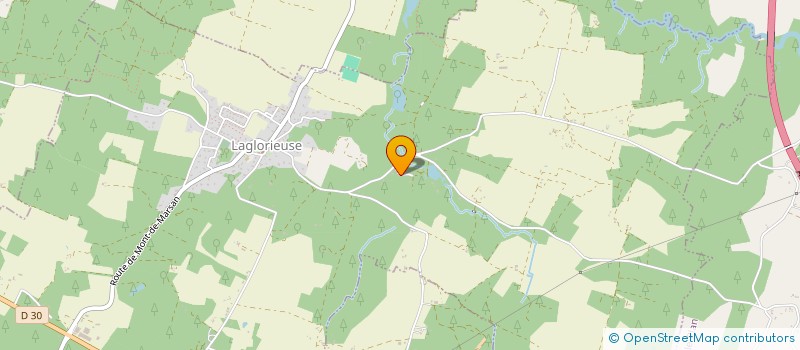 localisation de l'entreprise SOCIETE CIVILE GHANYCA INVEST  LAGLORIEUSE