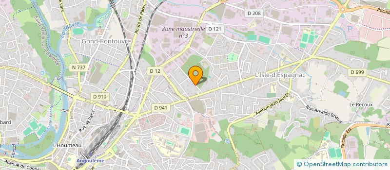 localisation de l'entreprise SOCIETE CIVILE GINDRE  L'ISLE-D'ESPAGNAC