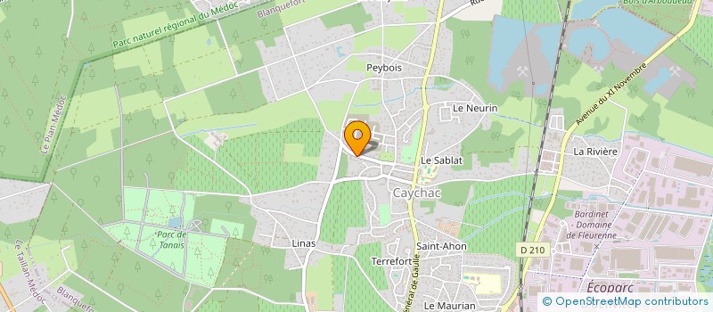 localisation de l'entreprise SOCIETE CIVILE GIROLAND à BLANQUEFORT