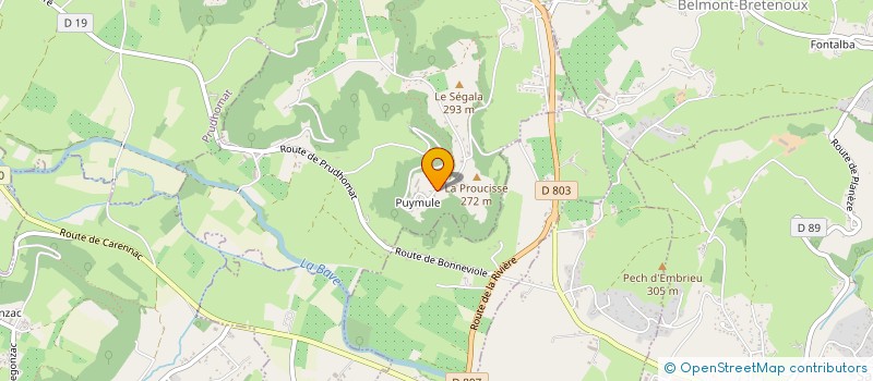 localisation de l'entreprise SOCIETE CIVILE GITE MAY  SAINT-MICHEL-LOUBEJOU