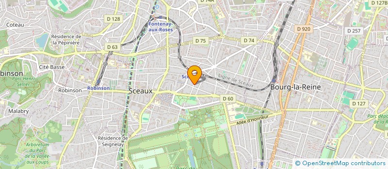 localisation de l'entreprise SOCIETE CIVILE GPI à SCEAUX