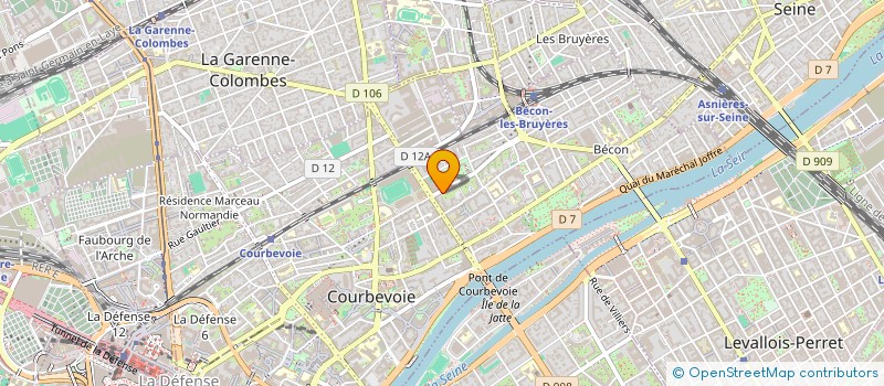 localisation de l'entreprise SOCIETE CIVILE GPM à COURBEVOIE