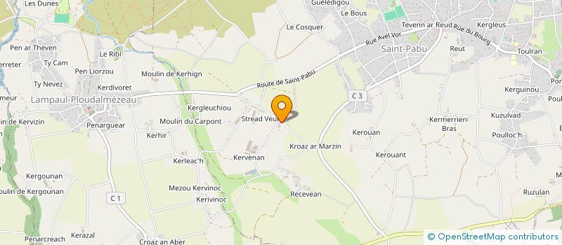 localisation de l'entreprise SOCIETE CIVILE GRAND OUEST  SAINT-PABU