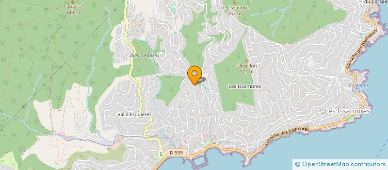 localisation de l'entreprise SOCIETE CIVILE GRESODA  ROQUEBRUNE-SUR-ARGENS