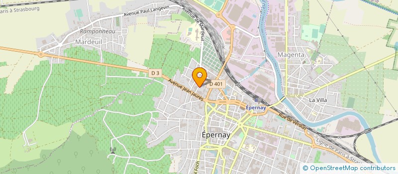 localisation de l'entreprise SOCIETE CIVILE GRILLIAT à EPERNAY