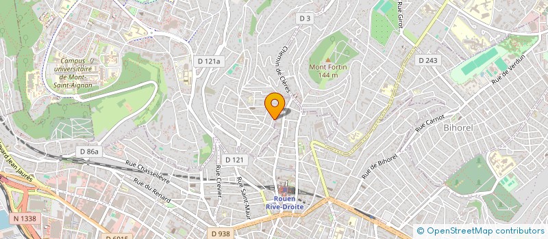 localisation de l'entreprise SOCIETE CIVILE GRUEL - PFISTER à MONT-SAINT-AIGNAN