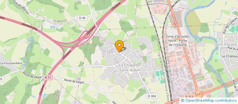 localisation de l'entreprise SOCIETE CIVILE GUI-HEN  LA CHAPELLE-SAINT-AUBIN