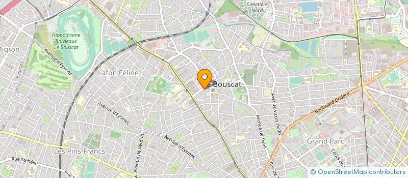 localisation de l'entreprise SOCIETE CIVILE GUIRAL  LE BOUSCAT