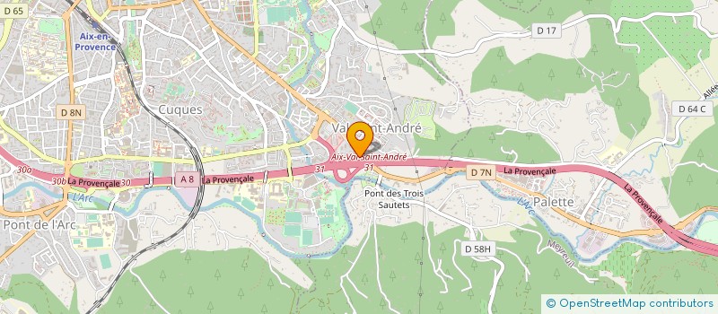 localisation de l'entreprise SOCIETE CIVILE GUIRODEUME à AIX-EN-PROVENCE
