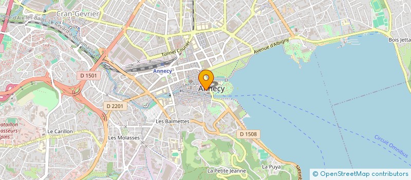 localisation de l'entreprise SOCIETE CIVILE H + A à ANNECY