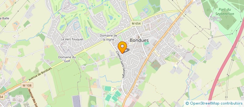 localisation de l'entreprise SOCIETE CIVILE H.D.  BONDUES