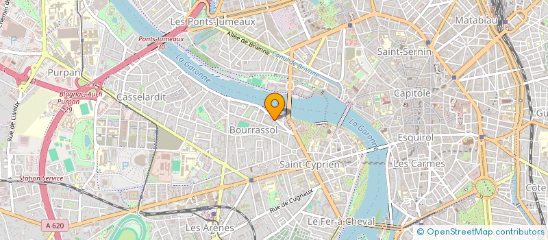 localisation de l'entreprise SOCIETE CIVILE(HARMONIE) à TOULOUSE