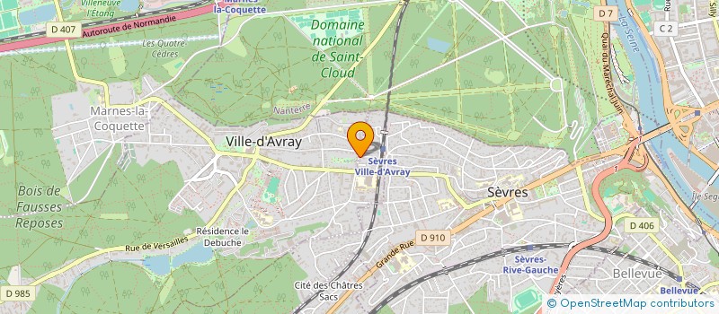 localisation de l'entreprise SOCIETE CIVILE HAZARD BRETAGNE  SEVRES