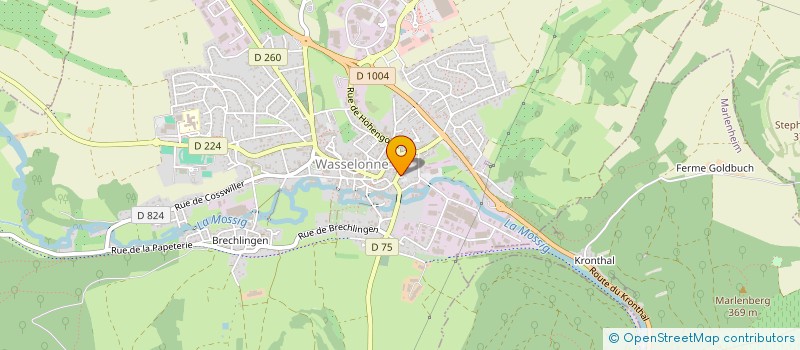 localisation de l'entreprise SOCIETE CIVILE HEITZ  WASSELONNE