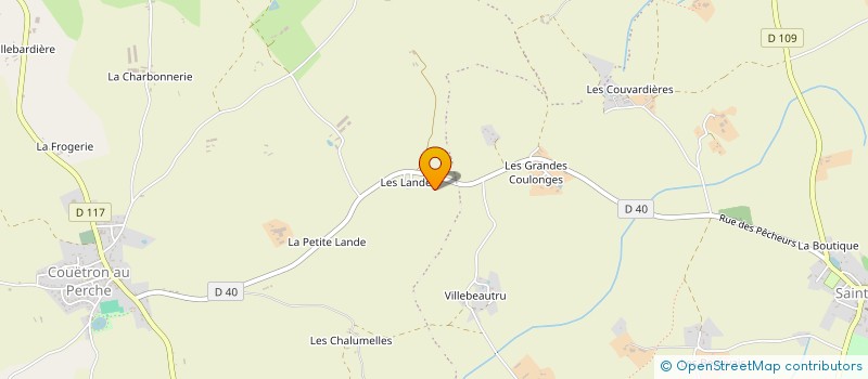 localisation de l'entreprise SOCIETE CIVILE HELIE  COUETRON-AU-PERCHE