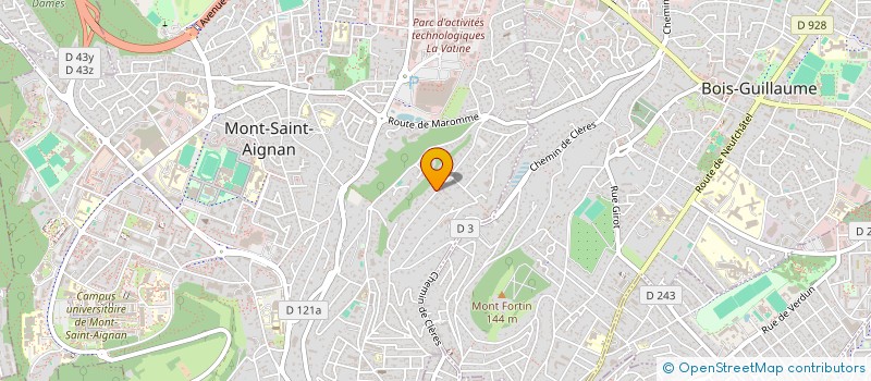 localisation de l'entreprise SOCIETE CIVILE HEPHAISTOS  MONT-SAINT-AIGNAN