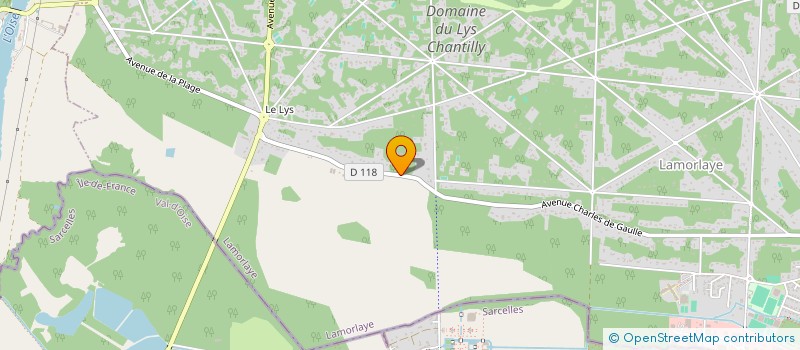 localisation de l'entreprise SOCIETE CIVILE HOLDING FP  LAMORLAYE