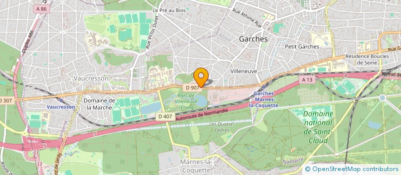 localisation de l'entreprise SOCIETE CIVILE HOLDING LARBRE à GARCHES