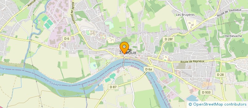 localisation de l'entreprise SOCIETE CIVILE HOLDING VUACHET  TREVOUX