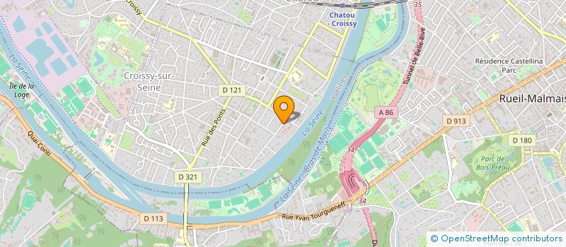 localisation de l'entreprise SOCIETE CIVILE HOOPER  CROISSY-SUR-SEINE