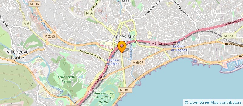 localisation de l'entreprise SOCIETE CIVILE HORUS à CAGNES-SUR-MER