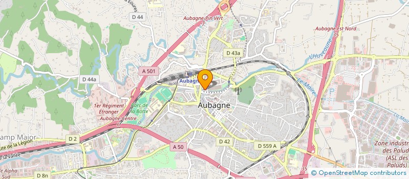 localisation de l'entreprise SOCIETE CIVILE HOTELIERE D'AUBAGNE à AUBAGNE