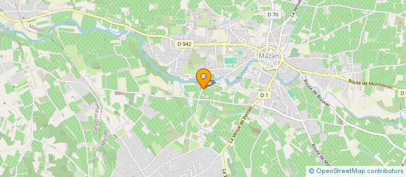 localisation de l'entreprise SOCIETE CIVILE HOUTIN  MAZAN