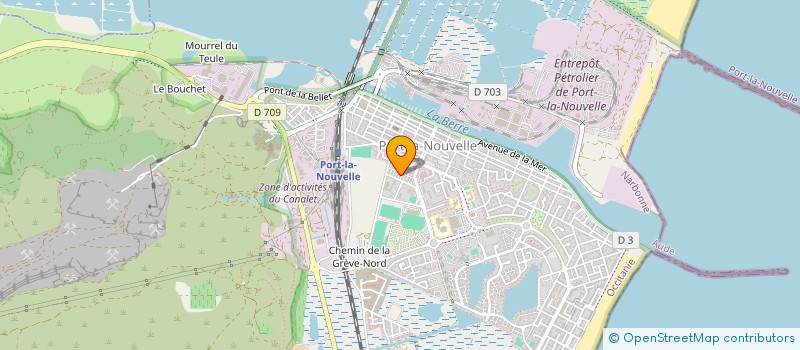 localisation de l'entreprise SOCIETE CIVILE HUVI  PORT-LA-NOUVELLE