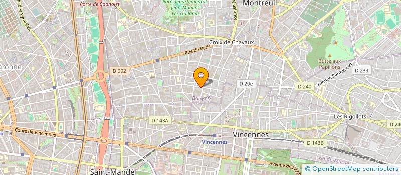 localisation de l'entreprise SOCIETE CIVILE ICI à MONTREUIL