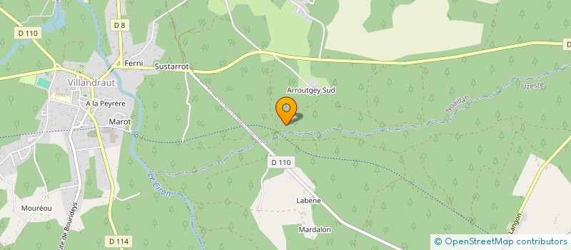 localisation de l'entreprise SOCIETE CIVILE IDB 2000  NOAILLAN