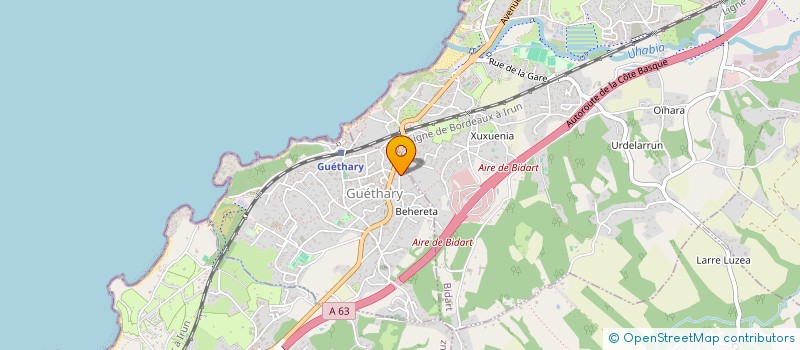 localisation de l'entreprise SOCIETE CIVILE ILBARRITZ 84 à BIDART