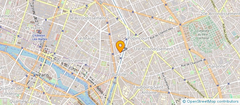 localisation de l'entreprise SOCIETE CIVILE  ILVEST  PARIS