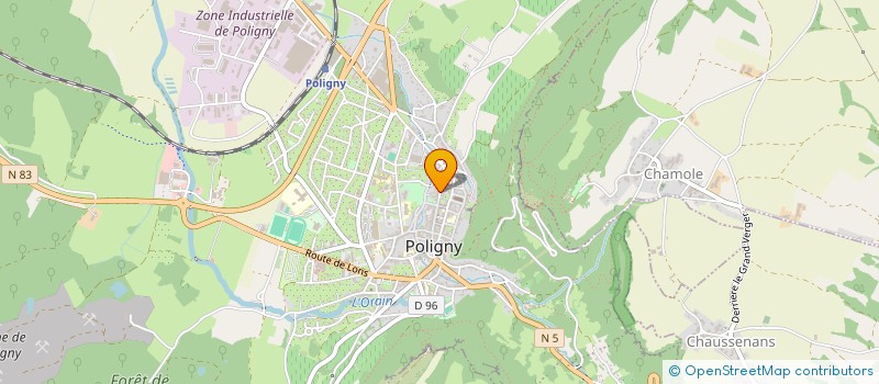 localisation de l'entreprise SOCIETE CIVILE IMMAVI  POLIGNY