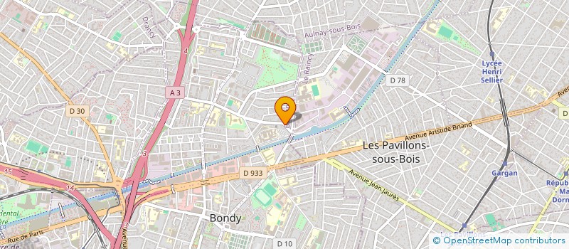 localisation de l'entreprise SOCIETE CIVILE IMMBILIERE LES FLEURS DE LA VILLE  BONDY