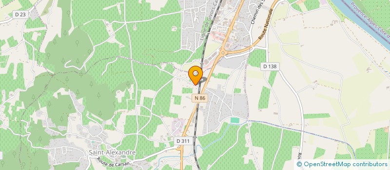 localisation de l'entreprise SOCIETE CIVILE IMMOBIIERE THERMIDOR  SAINT-ALEXANDRE