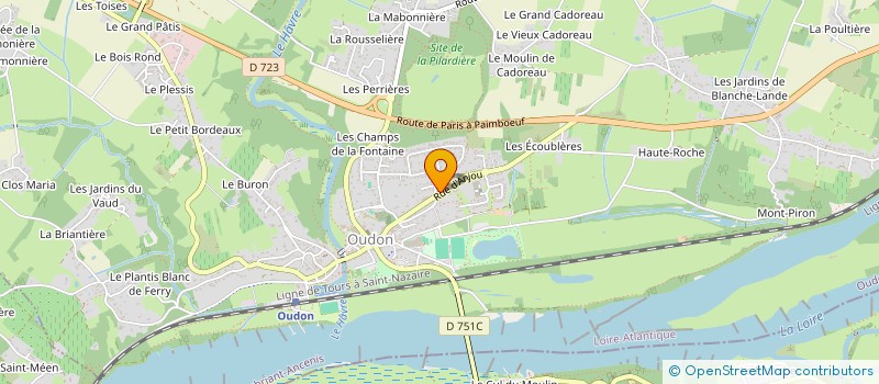 localisation de l'entreprise SOCIETE CIVILE IMMOBILAIRE FEUNIC  OUDON