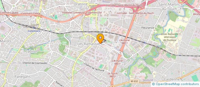 localisation de l'entreprise SOCIETE CIVILE IMMOBILERE AMBRE à COLOMIERS