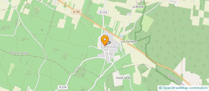 localisation de l'entreprise SOCIETE CIVILE IMMOBILERE AR2B à BRISSAC LOIRE AUBANCE