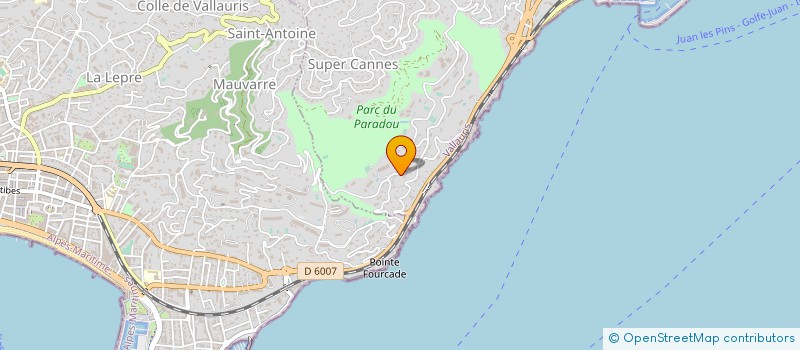 localisation de l'entreprise SOCIETE CIVILE IMMOBILERE ISTITHMAR  VALLAURIS