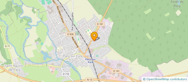 localisation de l'entreprise SOCIETE CIVILE IMMOBILERE L'ETANG DE LA RONCETTE  PACY-SUR-EURE