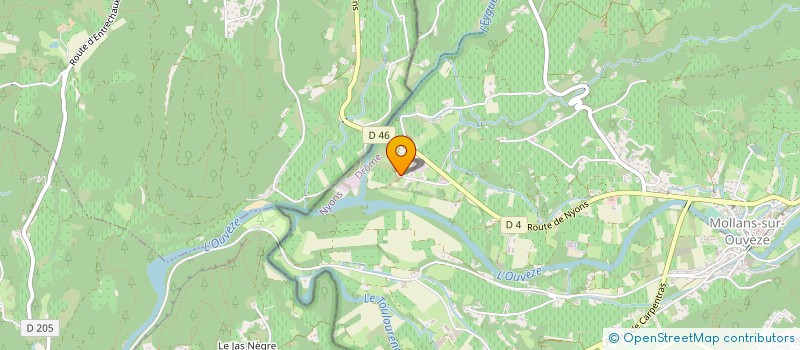 localisation de l'entreprise SOCIETE CIVILE IMMOBILERE LE ONZE  MOLLANS-SUR-OUVEZE