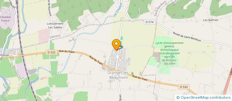 localisation de l'entreprise SOCIETE CIVILE IMMOBILERE LES MENESTRELS  GRANGES-LES-BEAUMONT