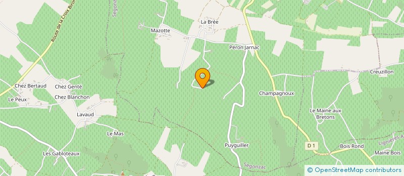 localisation de l'entreprise SOCIETE CIVILE IMMOBILERE MAHE  SEGONZAC