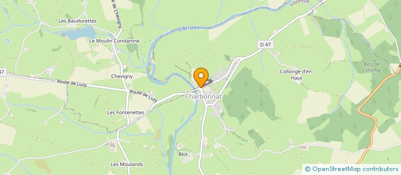 localisation de l'entreprise SOCIETE CIVILE IMMOBILIER CUZY EN BOURGOGNE  CUZY