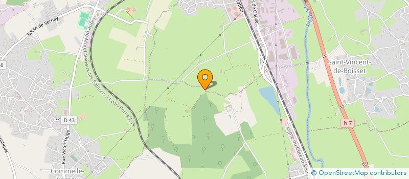 localisation de l'entreprise SOCIETE CIVILE IMMOBILIER DGSF  PARIGNY