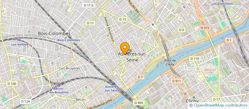 localisation de l'entreprise SOCIETE CIVILE IMMOBILIER DU BOIS ES LUCAS à ASNIERES-SUR-SEINE