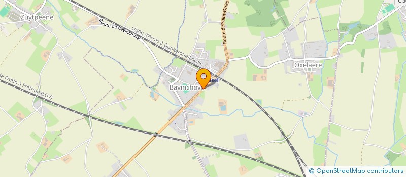 localisation de l'entreprise SOCIETE CIVILE IMMOBILIER FAUBOURG 55 ET PAR ABREVIATION SCI FAUBOURG 55  BAVINCHOVE